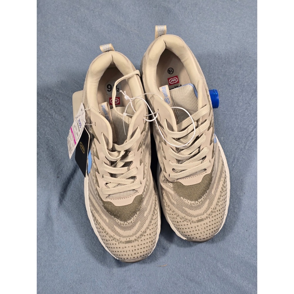 Ecko Unltd mens Sneakers Size 9.5Tan Grey Blue Running Shoes NWT